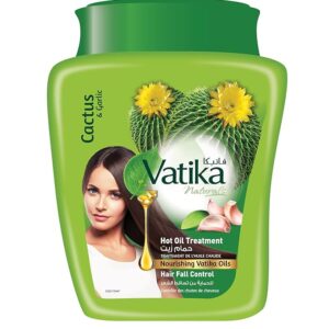 Vatika Naturals Hair Fall Control Hammam Zaith Hot Oil Treatment 250g | Hair Mask with Natural Extracts of Cactus & Garlic | Undo 5 Days of Damage